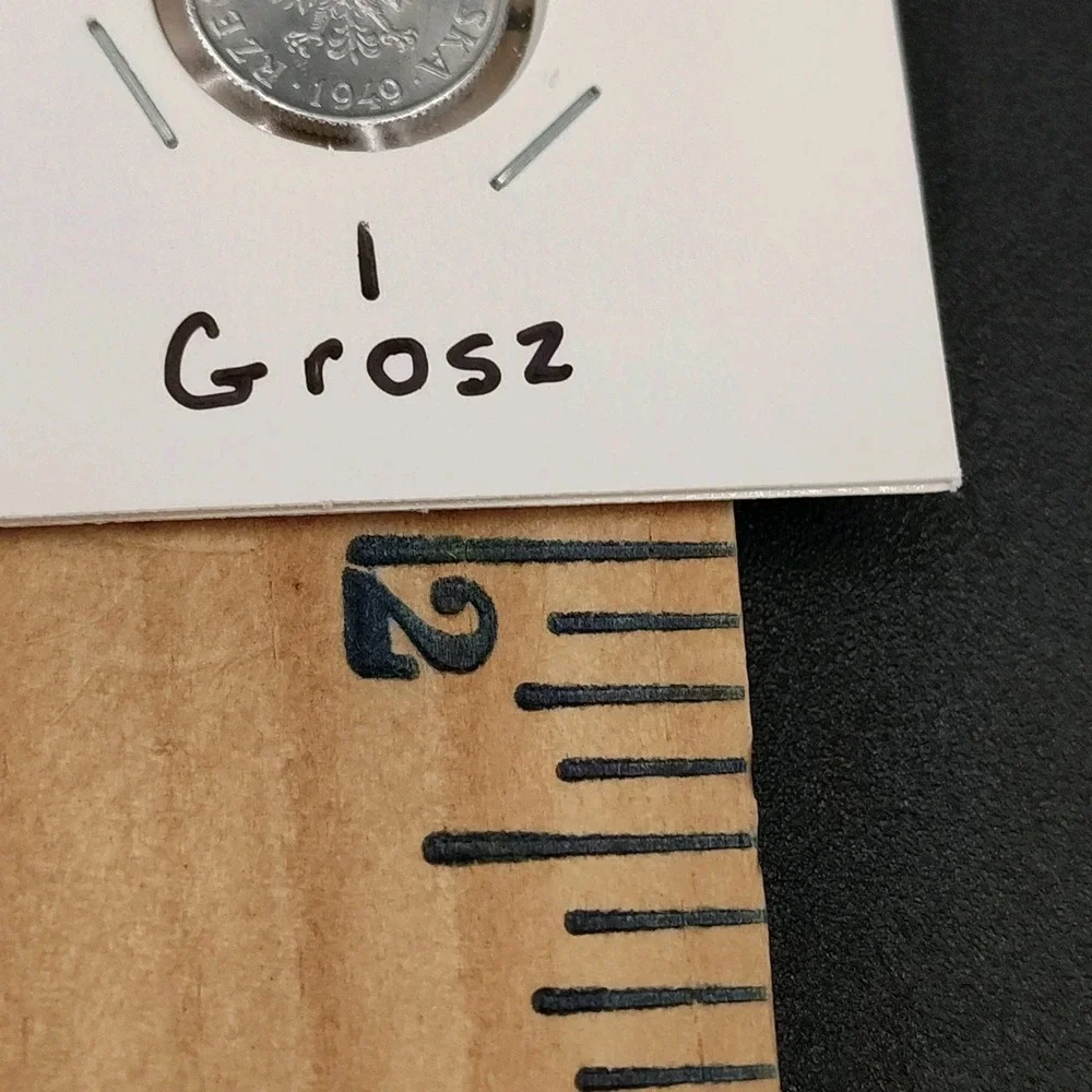 1949 Poland 1 Grosz Coin Collectable Used-Great Condition VTG SEE BR1.1GA-4030